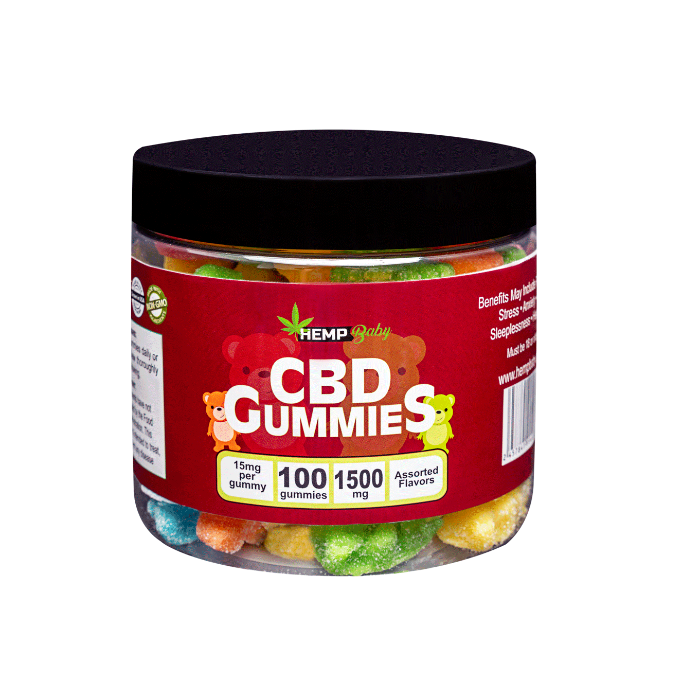 CBD Original  Gummies 100ct - HempBaby