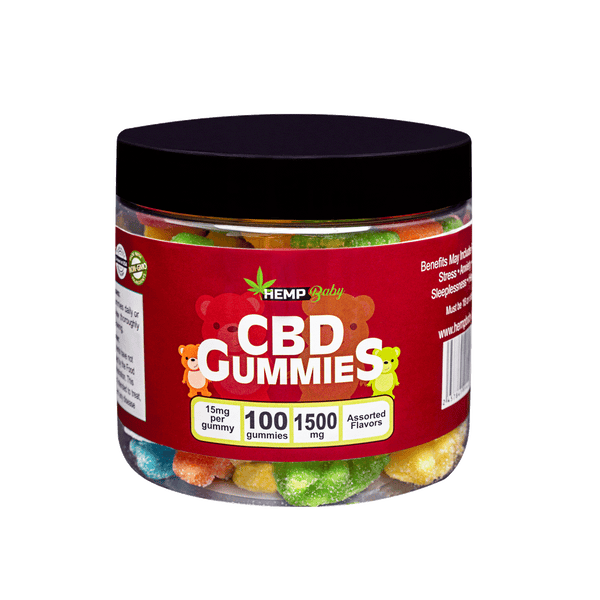 CBD Original  Gummies 100ct - HempBaby