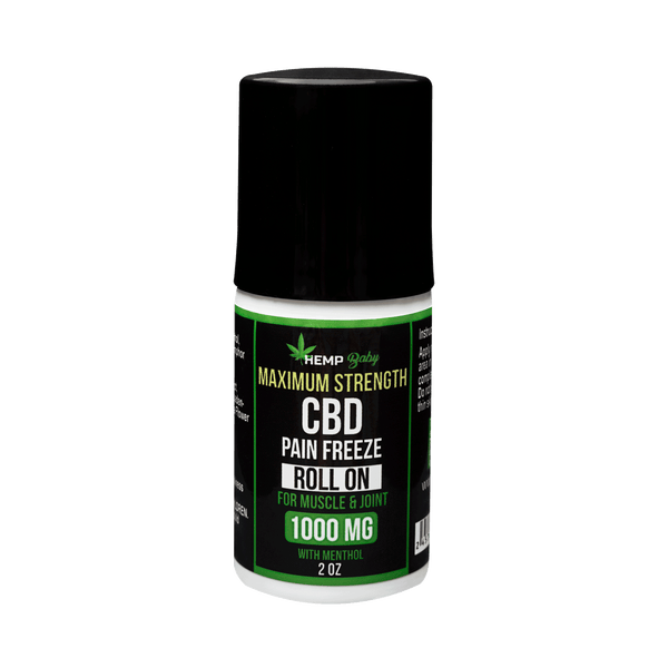 CBD Pain Freeze Roll On 1000mg - HempBaby