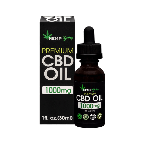 CBD Oil 1000MG - HempBaby