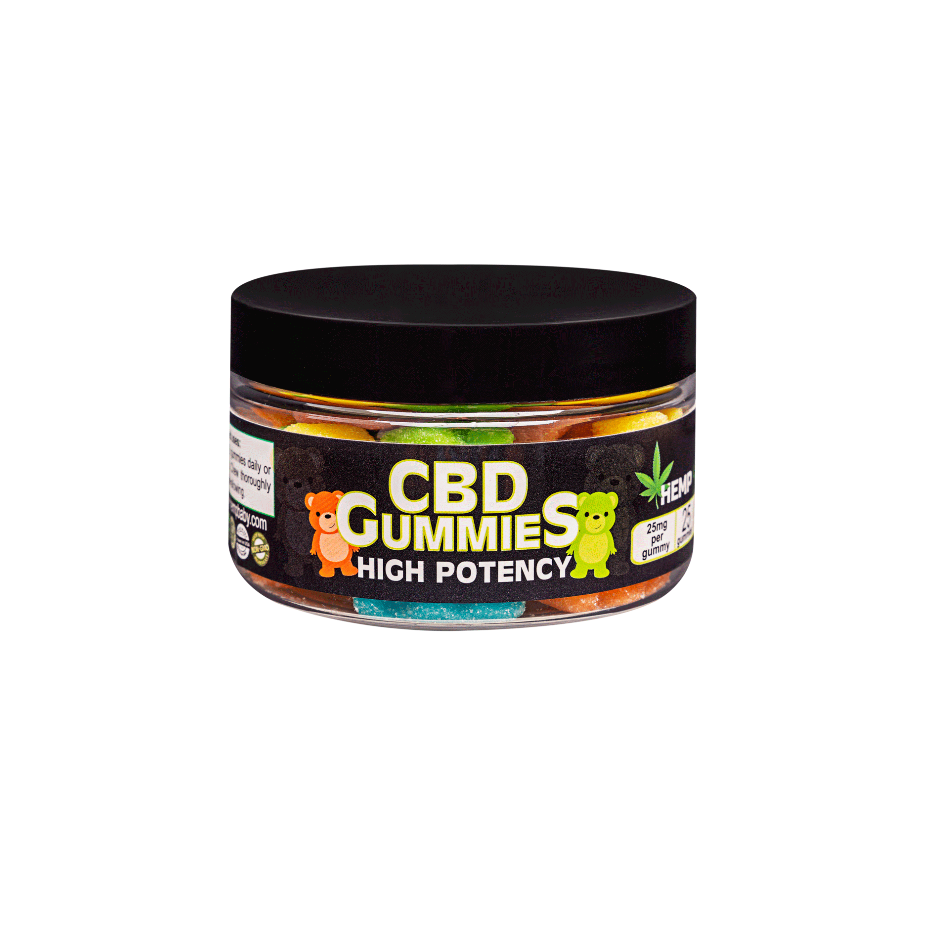 CBD High Potency Gummies 25ct - HempBaby