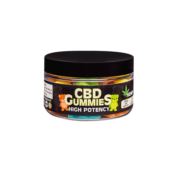 CBD High Potency Gummies 25ct - HempBaby
