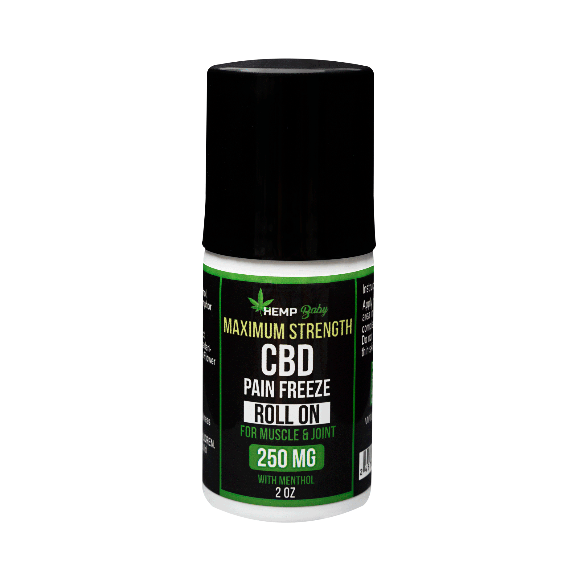 CBD Pain Freeze Roll On 250mg - HempBaby