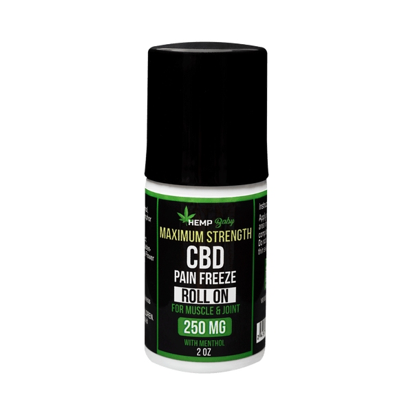 CBD Pain Freeze Roll On 250mg - HempBaby