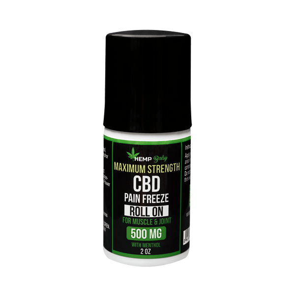 CBD Pain Freeze Roll On 500mg - HempBaby