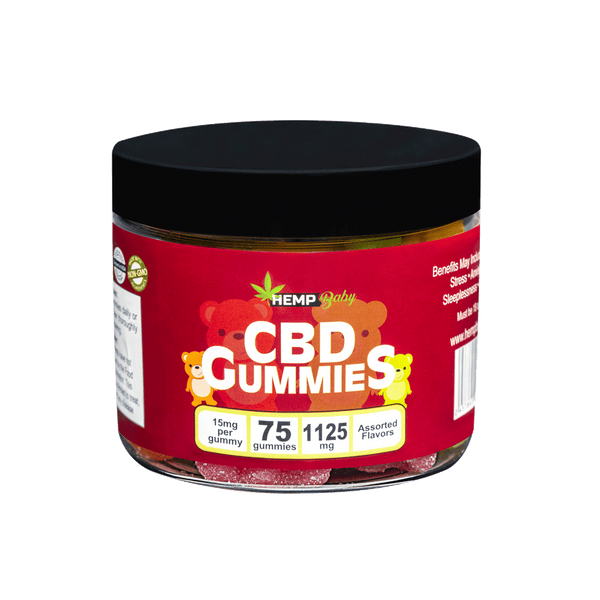 CBD Original Gummies 75ct - HempBaby