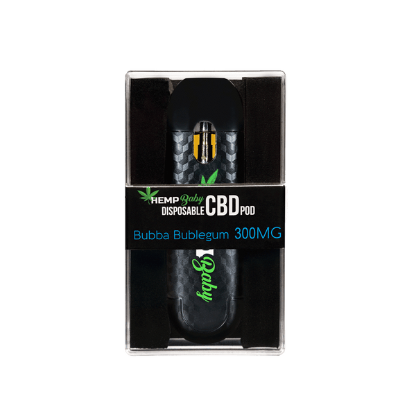 BubbleGum CBD Disposable Hemp Pod 300mg - HempBaby