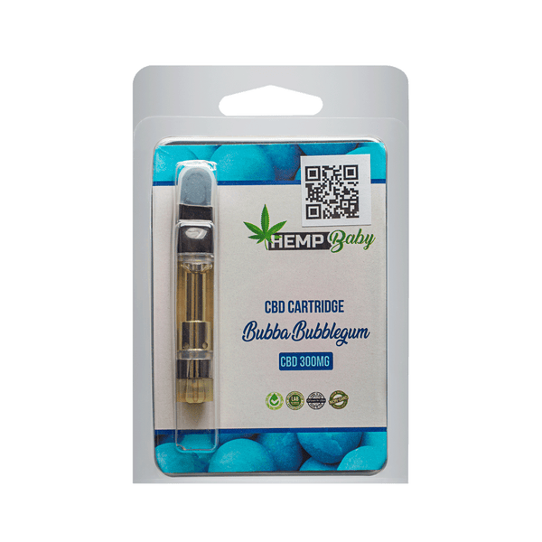 Bubba Bubblegum CBD Pre Filled Cartridges 300mg - HempBaby