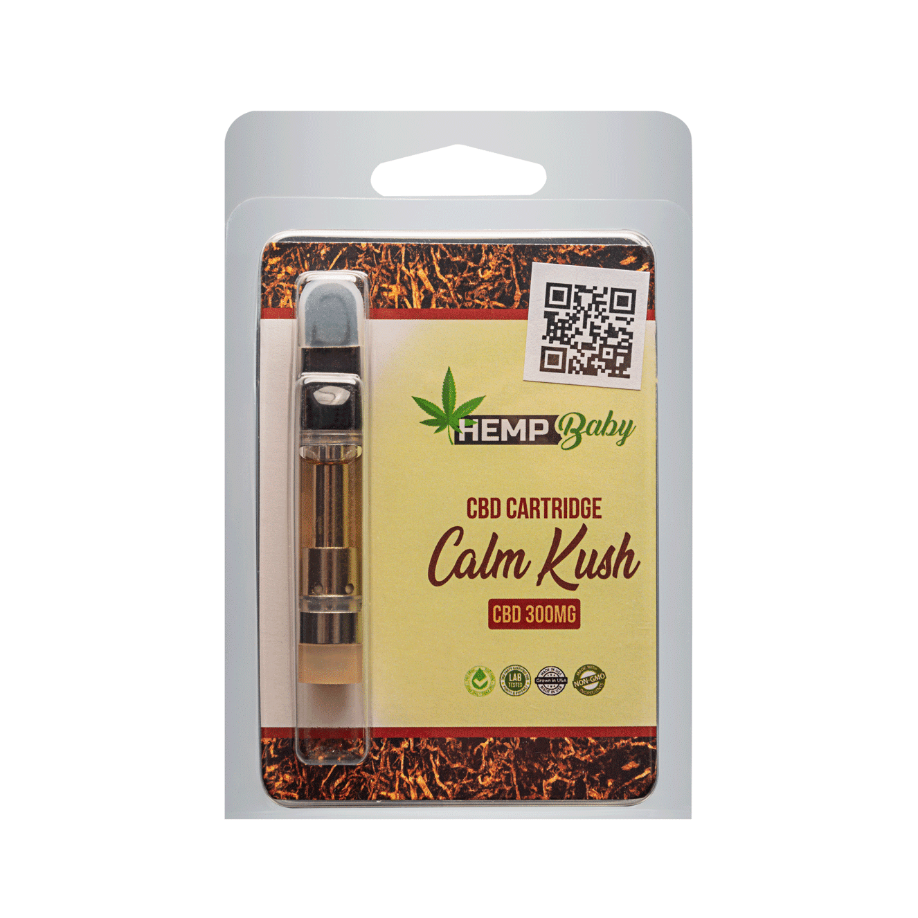 Calm Kush CBD Pre Filled Cartridges 300mg - HempBaby