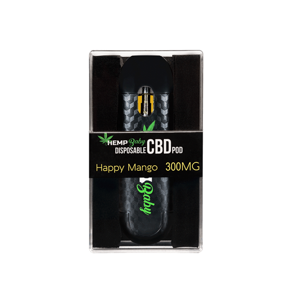 Happy Mango CBD Disposable Hemp Pod 300mg - HempBaby