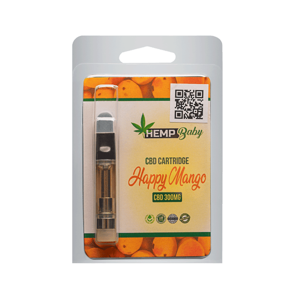 Happy Mango CBD Pre Filled Cartridges 300mg - HempBaby