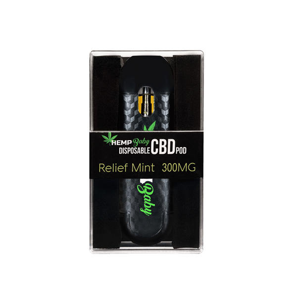 Relief Mint CBD Disposable Hemp Pod 300mg - HempBaby