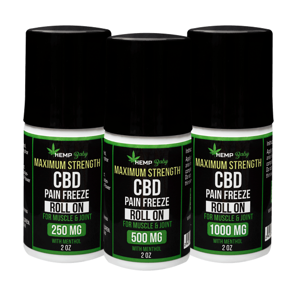 CBD Pain Freeze Roll On 500mg - HempBaby
